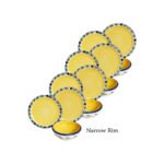 Kitchen Essential Dinnerware Set - 12 piece - White & Yellow & Blue & Green | Bella Flora - Image 2