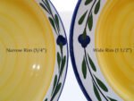 Kitchen Essential Dinnerware Set - 16 piece - White & Yellow & Blue & Green | Bella Flora - Image 3