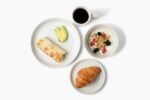 Kitchen Essential Studio Coupe Dinnerware Set, 3 Piece | Matte White - Image 2