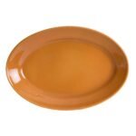 Kitchen Essential Oval Serving Platter - Burnt Orange | Solid Color