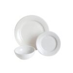 Kitchen Essential Dinnerware Set - 3 piece - White | American White