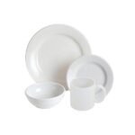 Kitchen Essential Dinnerware Set - 4 piece - White | American White