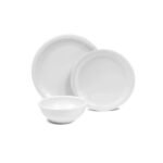 Kitchen Essential Dinnerware Set - 3 piece - White | American Bistro