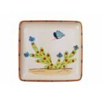 Kitchen Essential Square Platter - Hummingbird Blue Blossoms | Sonoran Desert