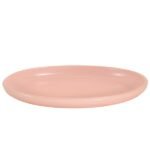 Kitchen Essential Studio Coupe Oval Serving Platter | Matte Pink
