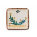 Kitchen Essential Square Platter - Prickly Pear with Yellow Buds | Sonoran Desert