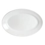 Kitchen Essential Oval Serving Platter - White | American White